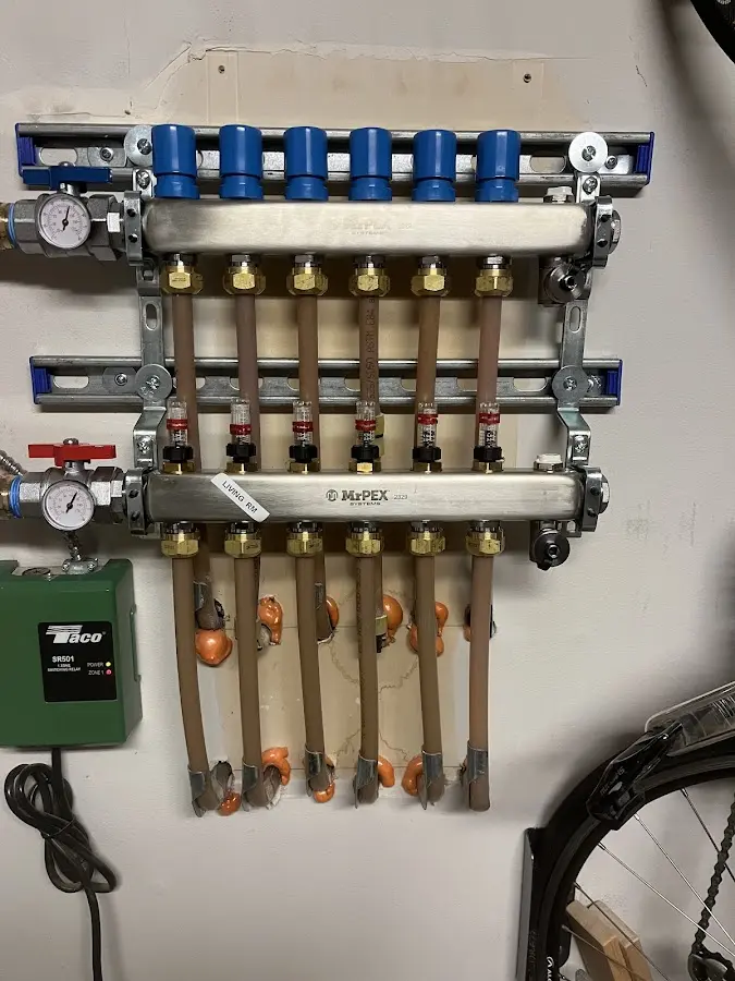 Plumber performing Leak Detection at a residential property in Cooper City